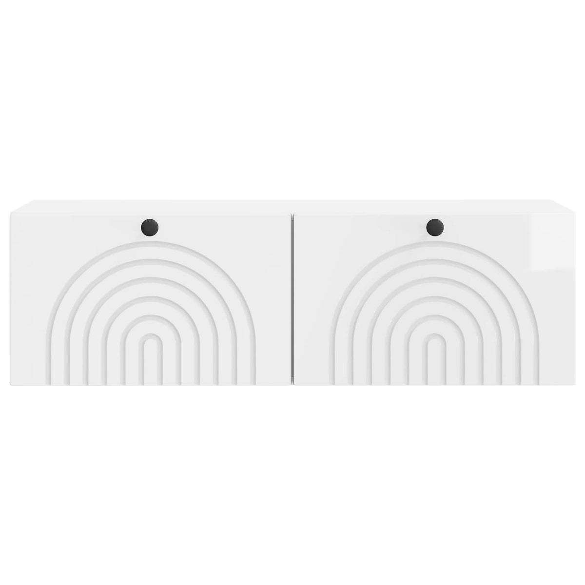 TV ormar za zid Zidne Bijela visokog sjaja 98 x 31 x 30 cm