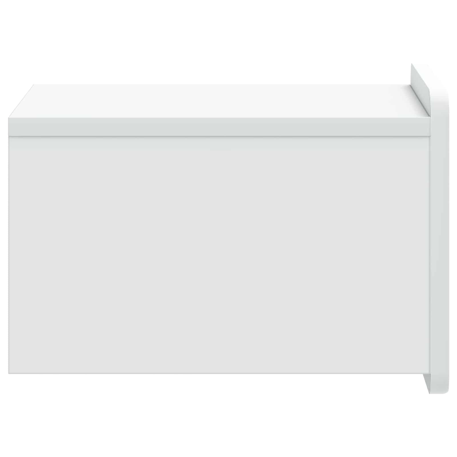 Noćni ormarić za montažu na zid 2 pcs Bijela 33 x 34,5 x 24 cm