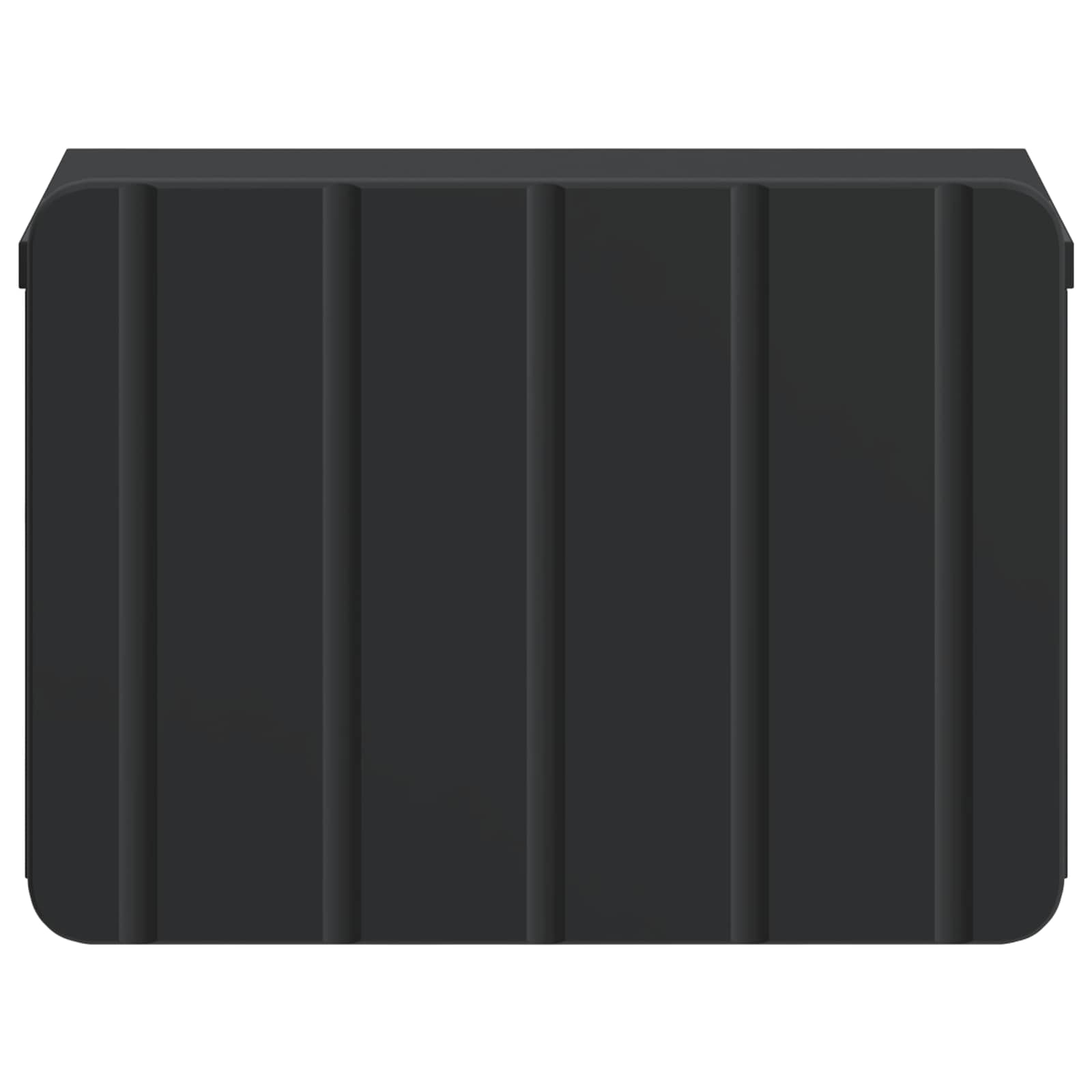 Noćni ormarić za montažu na zid 2 pcs Crna 33 x 34,5 x 24 cm