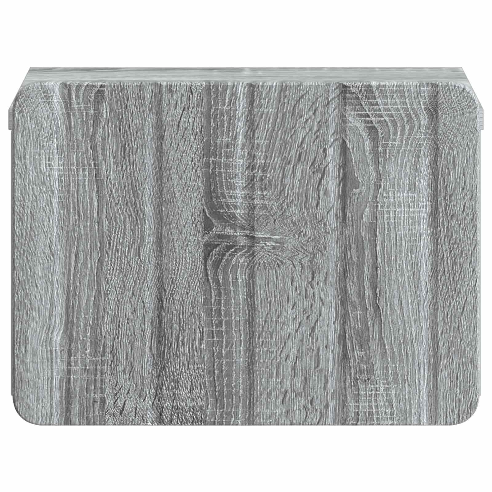 Noćni ormarić za montažu na zid Siva sonoma 33 x 34,5 x 24 cm