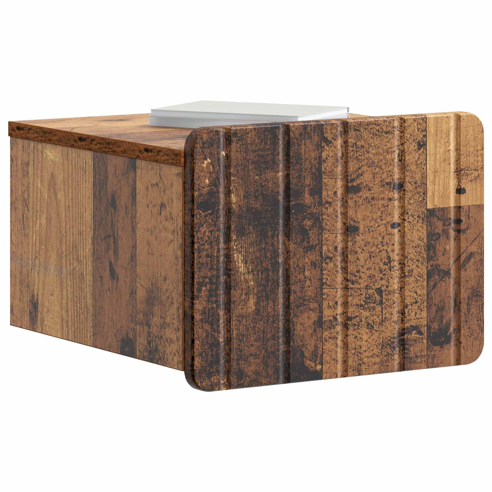 Noćni ormarić za montažu na zid Staro drvo 33 x 34,5 x 24 cm