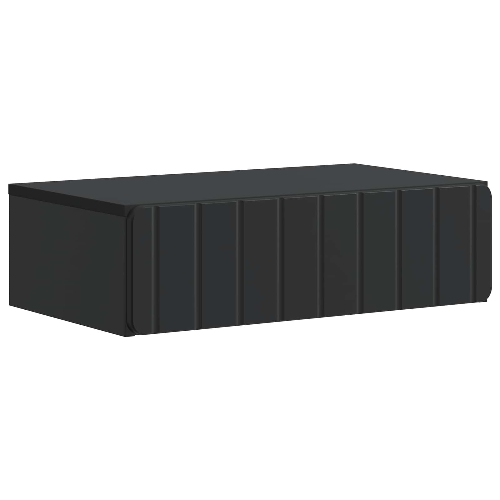 Stolna montirana na zid Crna 59 x 34,5 x 17 cm