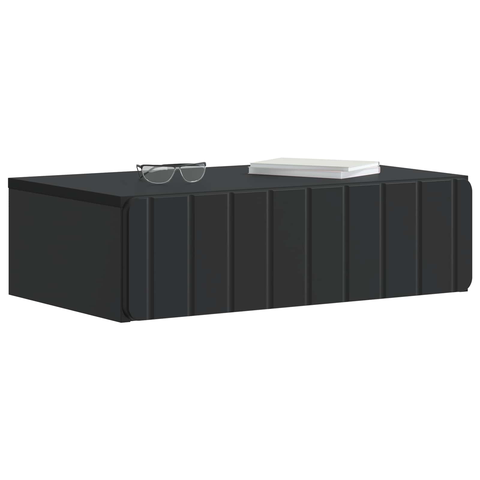 Stolna montirana na zid Crna 59 x 34,5 x 17 cm