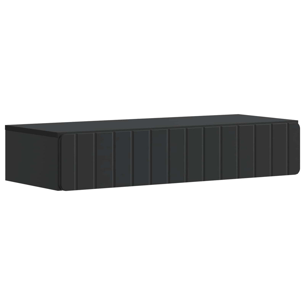 Stolna montirana na zid Crna 87,5 x 34,5 x 17 cm