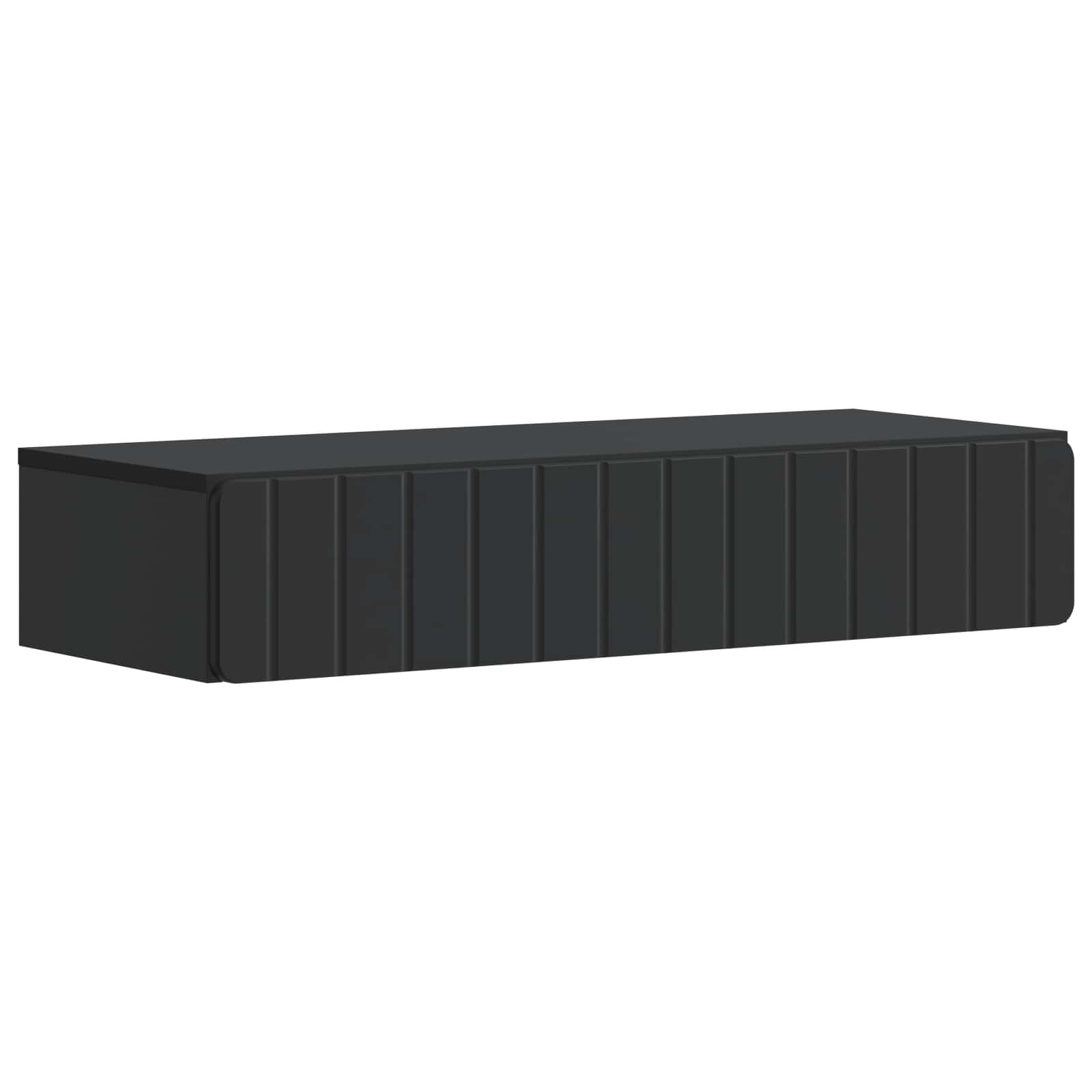 Stolna montirana na zid Crna 87,5 x 34,5 x 17 cm