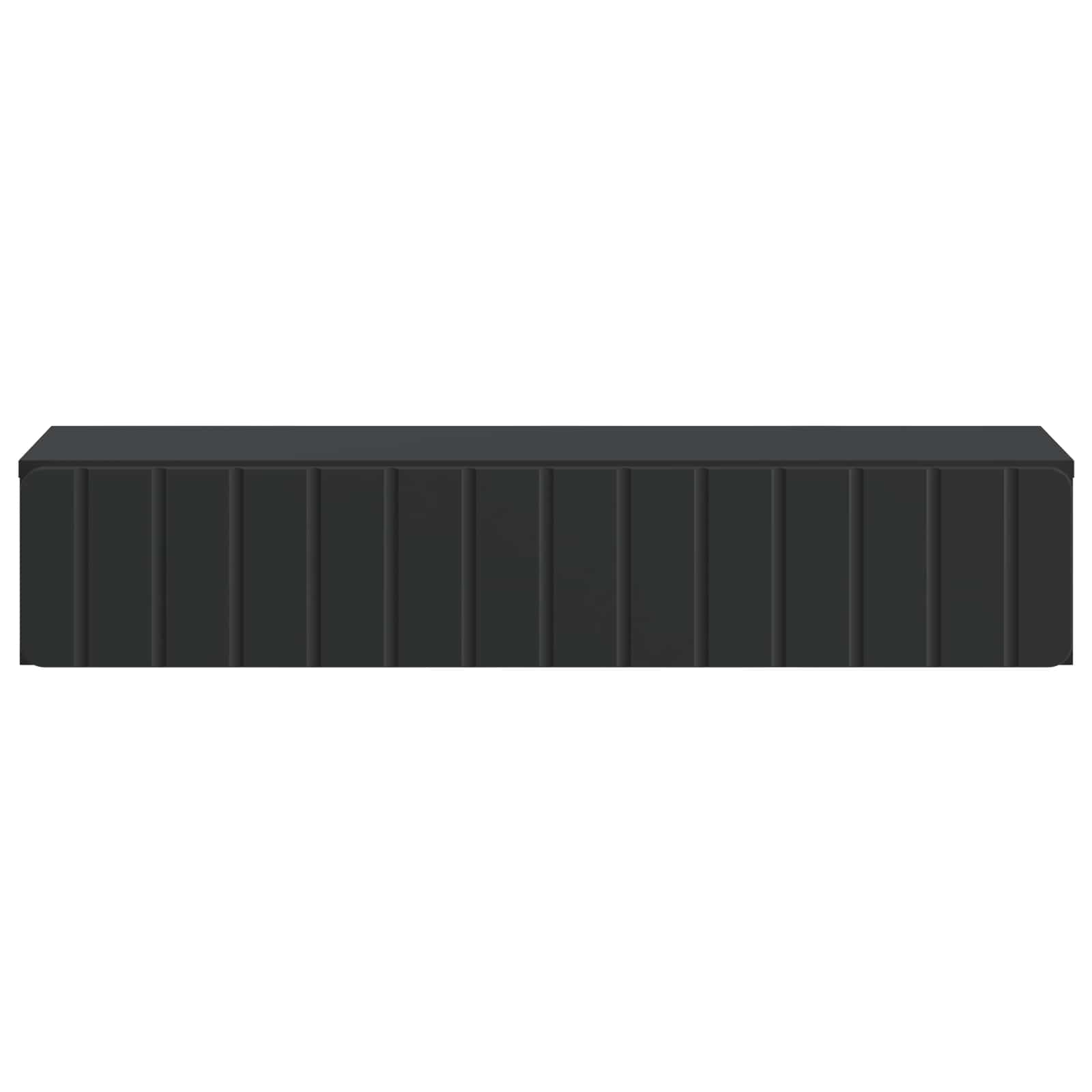 Stolna montirana na zid Crna 87,5 x 34,5 x 17 cm