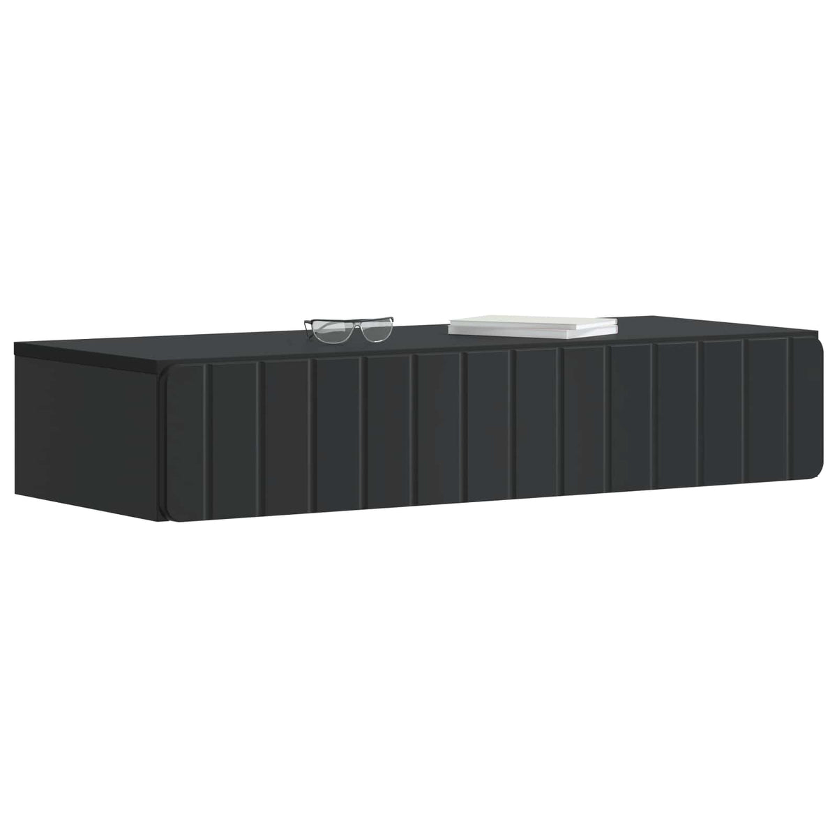 Stolna montirana na zid Crna 87,5 x 34,5 x 17 cm