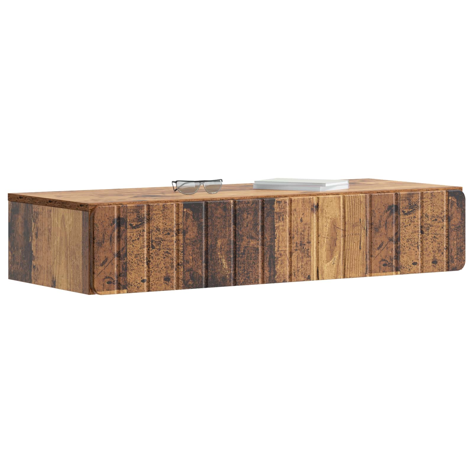 Stolna montirana na zid Staro drvo 87,5 x 34,5 x 17 cm