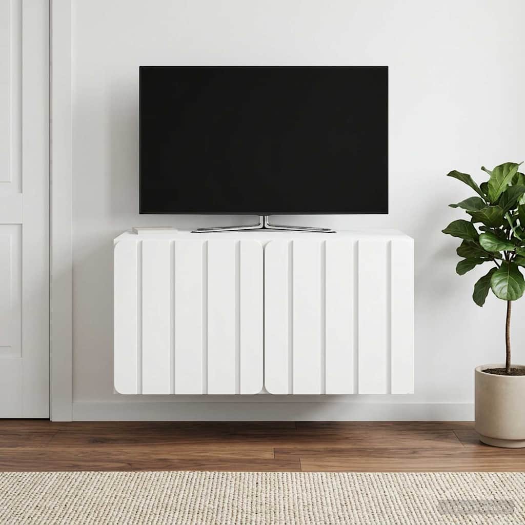 TV ormar za zid 59,5 x 41 x 30 cm Bijela Konstruirano drvo