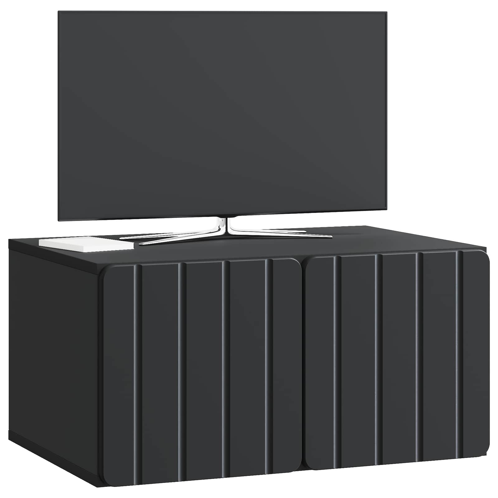 TV ormar za zid Zidne Crna 59,5 x 41 x 30 cm Konstruirano drvo