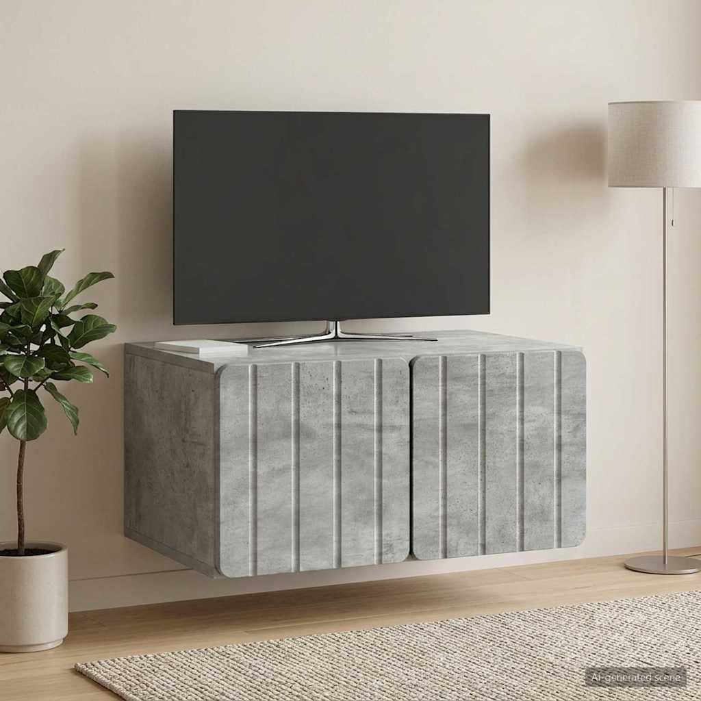 TV ormar za zid 59,5 x 41 x 30 cm Betonska siva