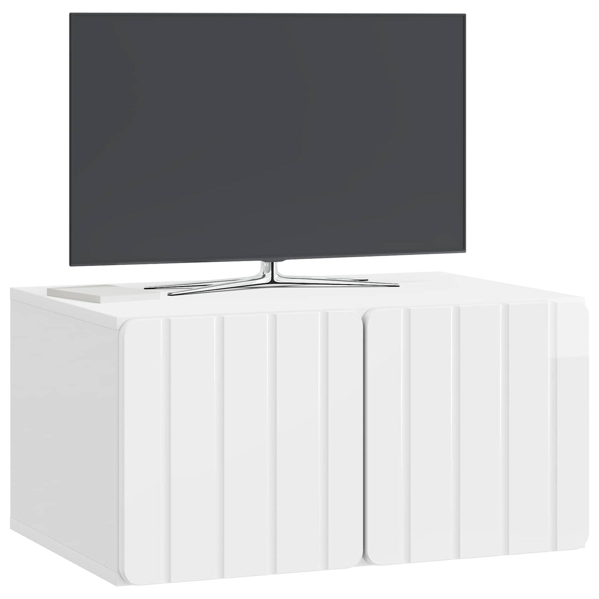TV ormar za zid Zidne Bijela visokog sjaja 59,5 x 41 x 30 cm