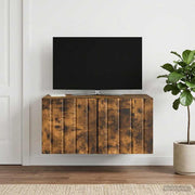 TV ormar za zid 59,5 x 41 x 30 cm Dimljeni hrast