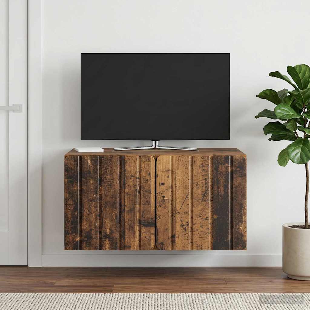 TV ormar za zid 59,5 x 41 x 30 cm Staro drvo Konstruirano drvo