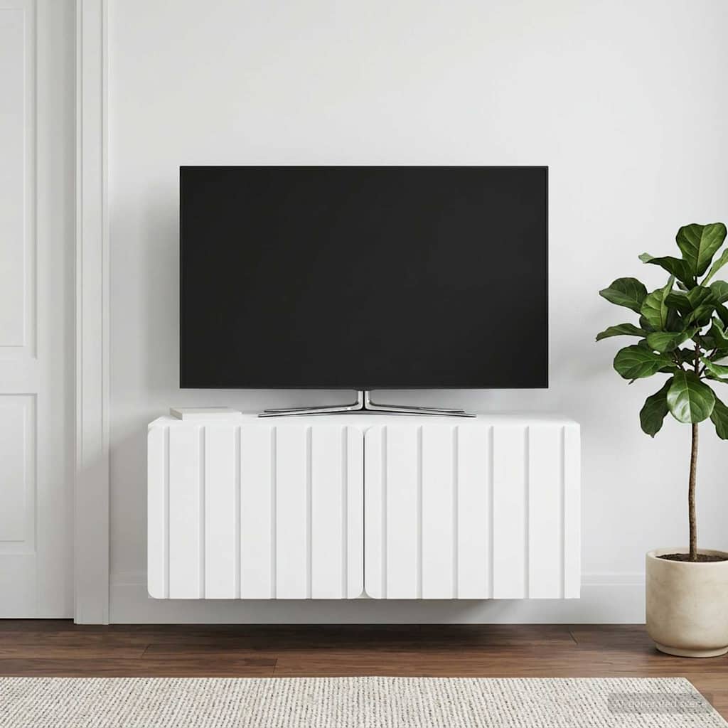 TV ormar za zid 78,5 x 41 x 30 cm Bijela Konstruirano drvo