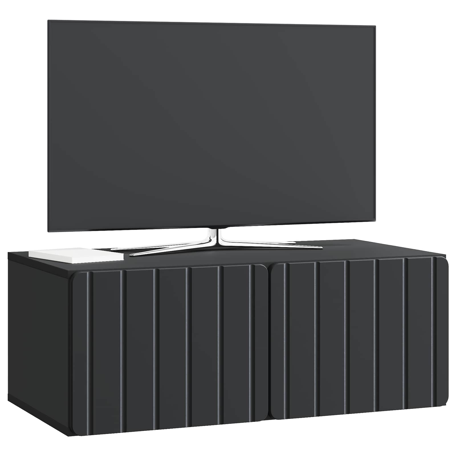 TV ormar za zid Zidne Crna 78,5 x 41 x 30 cm Konstruirano drvo