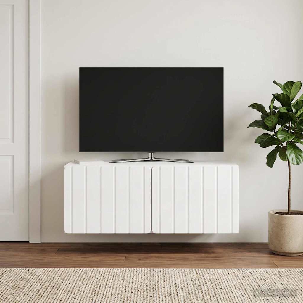 TV ormar za zid 78,5 x 41 x 30 cm Bijela visokog sjaja