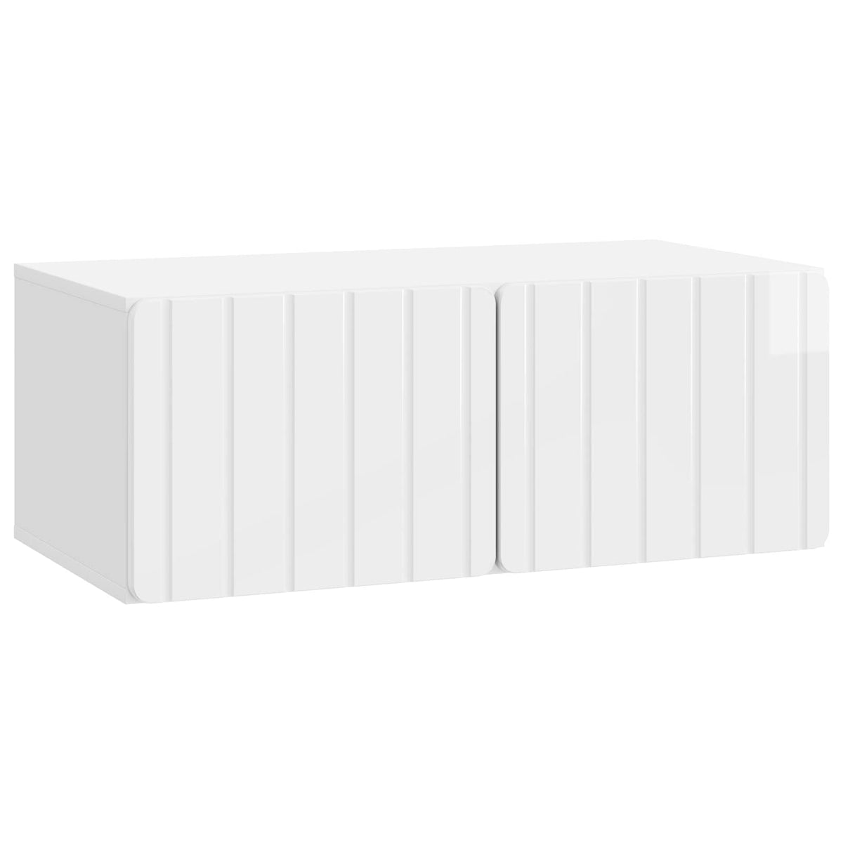 TV ormar za zid Zidne Bijela visokog sjaja 78,5 x 41 x 30 cm