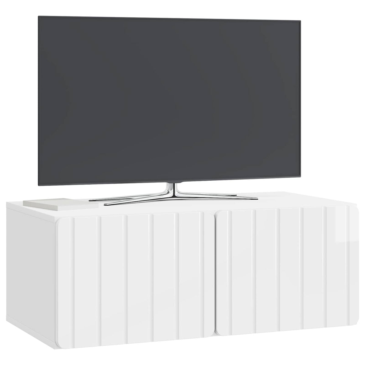 TV ormar za zid Zidne Bijela visokog sjaja 78,5 x 41 x 30 cm