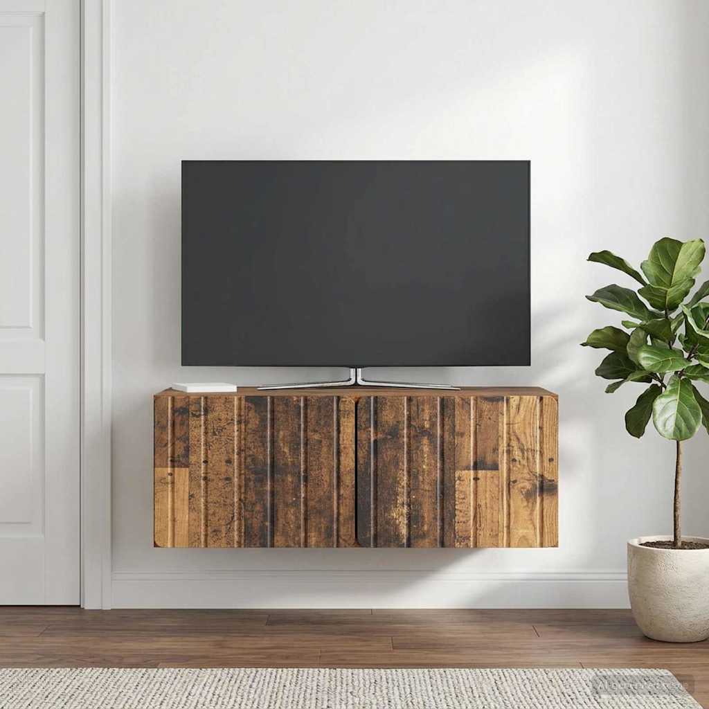 TV ormar za zid 78,5 x 41 x 30 cm Staro drvo Konstruirano drvo