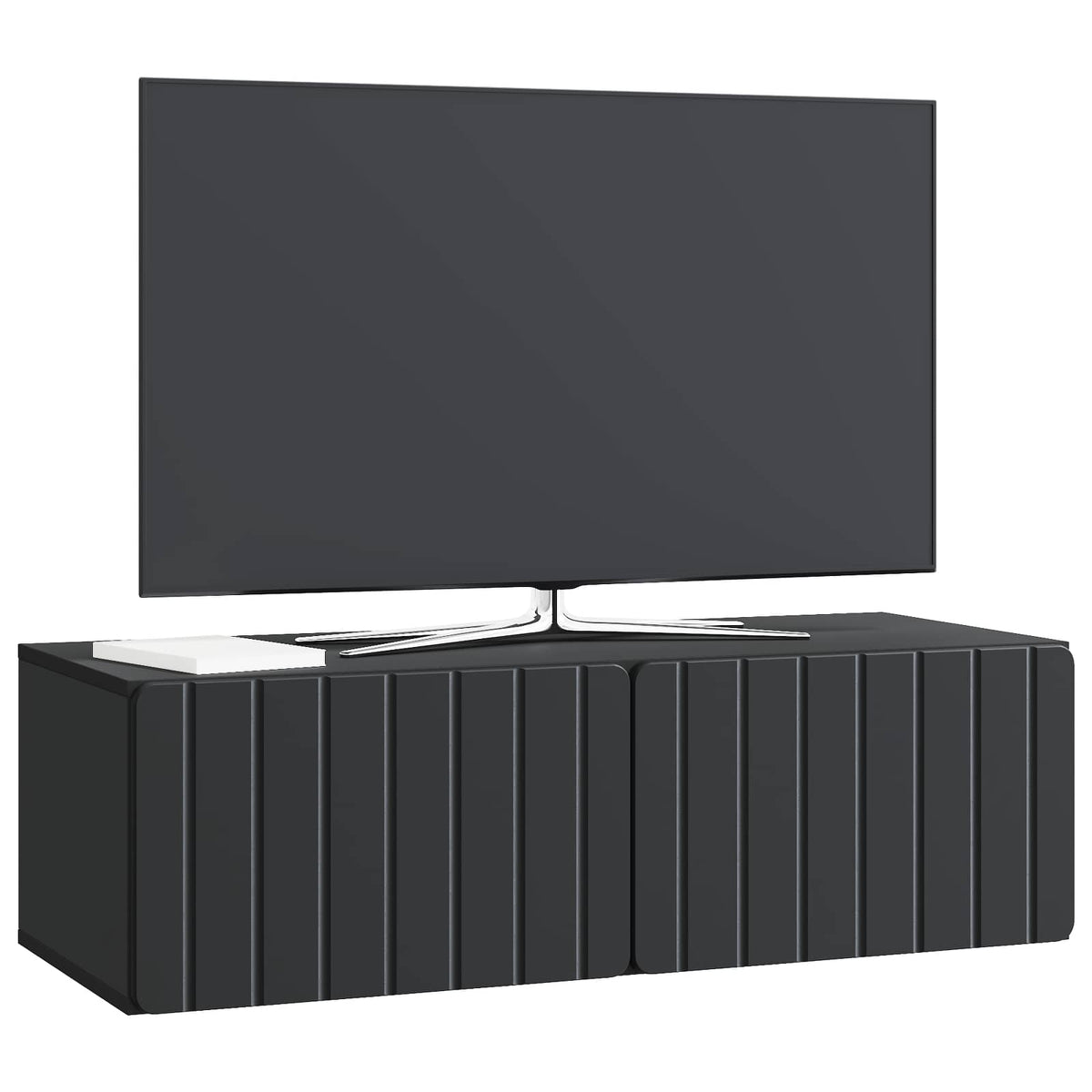 TV ormar za zid Zidne Crna 98 x 41 x 30 cm Konstruirano drvo
