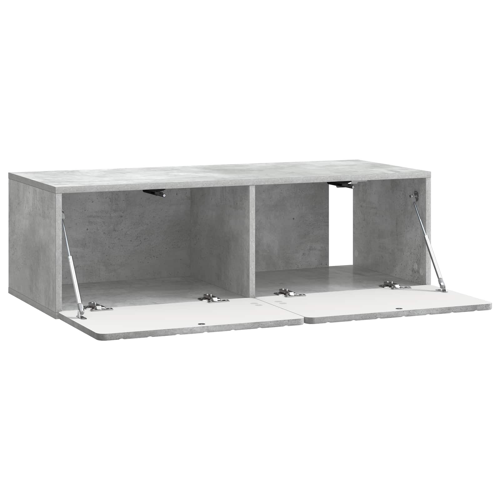 TV ormar za zid Betonska siva 98 x 41 x 30 cm Konstruirano drvo