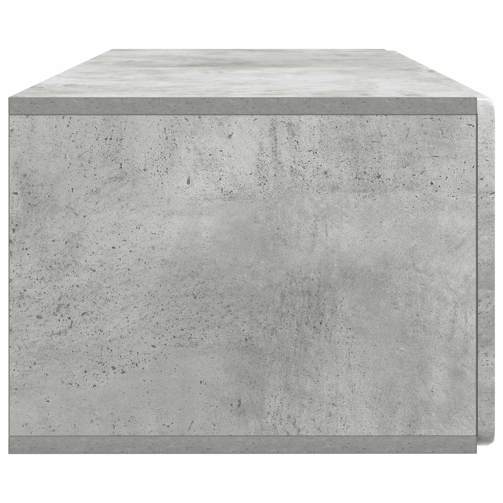 TV ormar za zid Betonska siva 98 x 41 x 30 cm Konstruirano drvo
