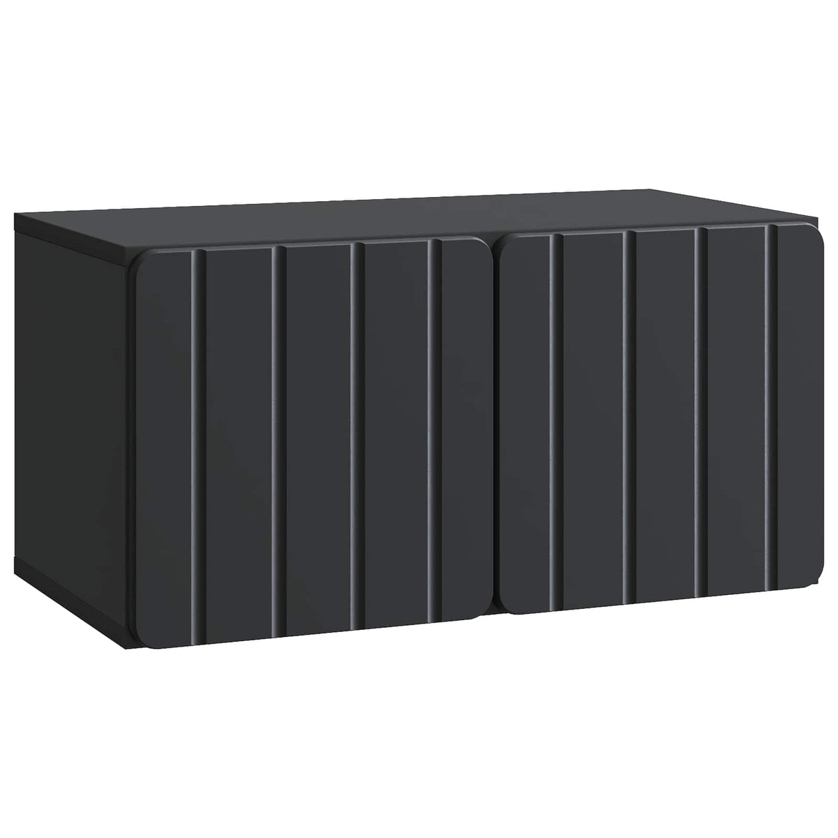 TV ormar za zid Zidne Crna 59,5 x 31 x 30 cm Konstruirano drvo