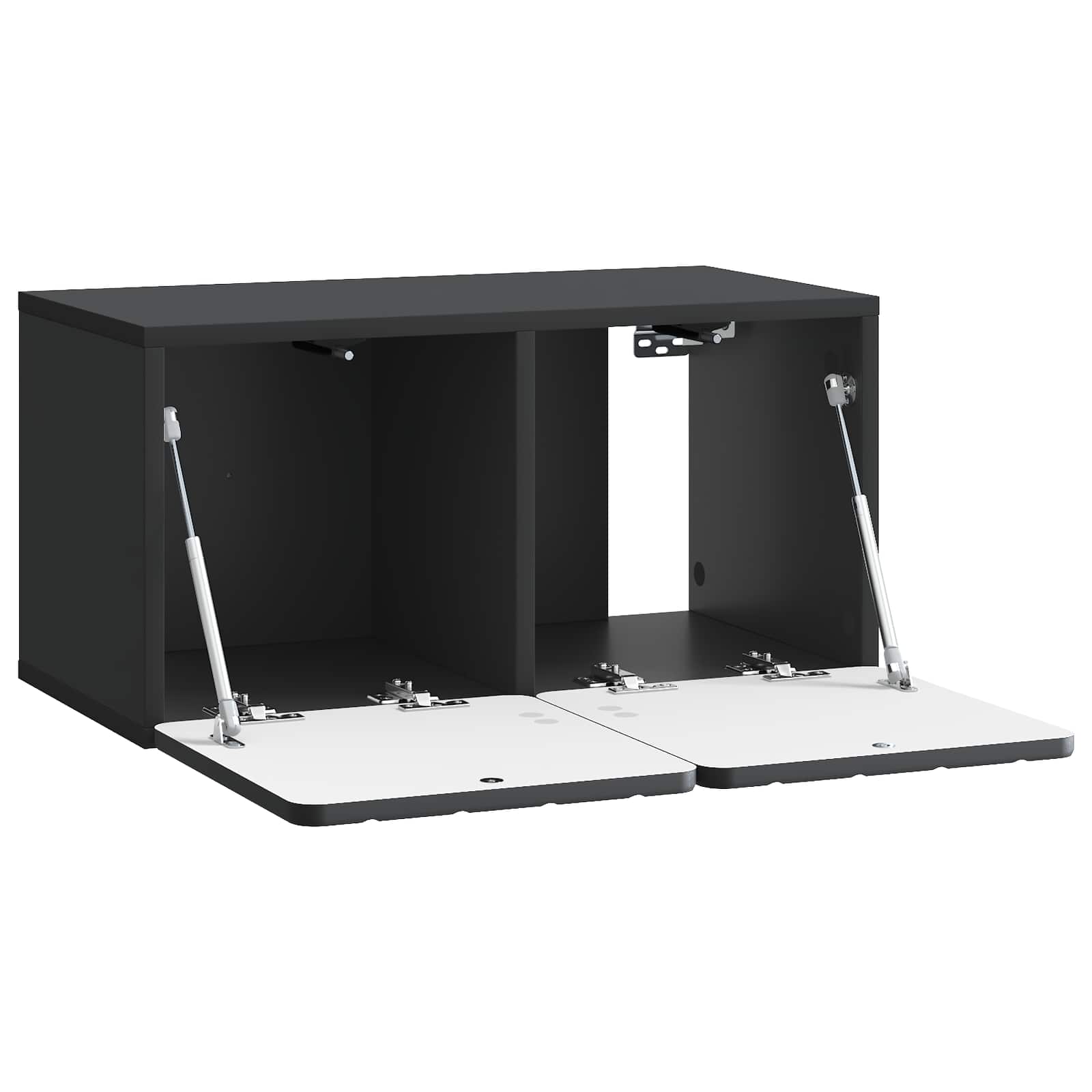 TV ormar za zid Zidne Crna 59,5 x 31 x 30 cm Konstruirano drvo