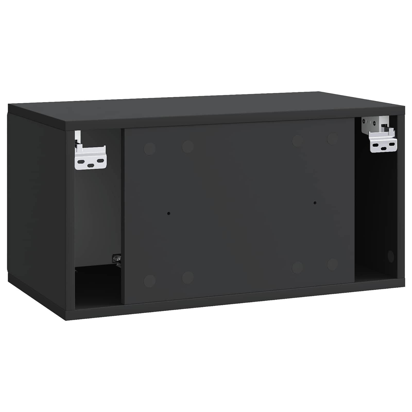 TV ormar za zid Zidne Crna 59,5 x 31 x 30 cm Konstruirano drvo