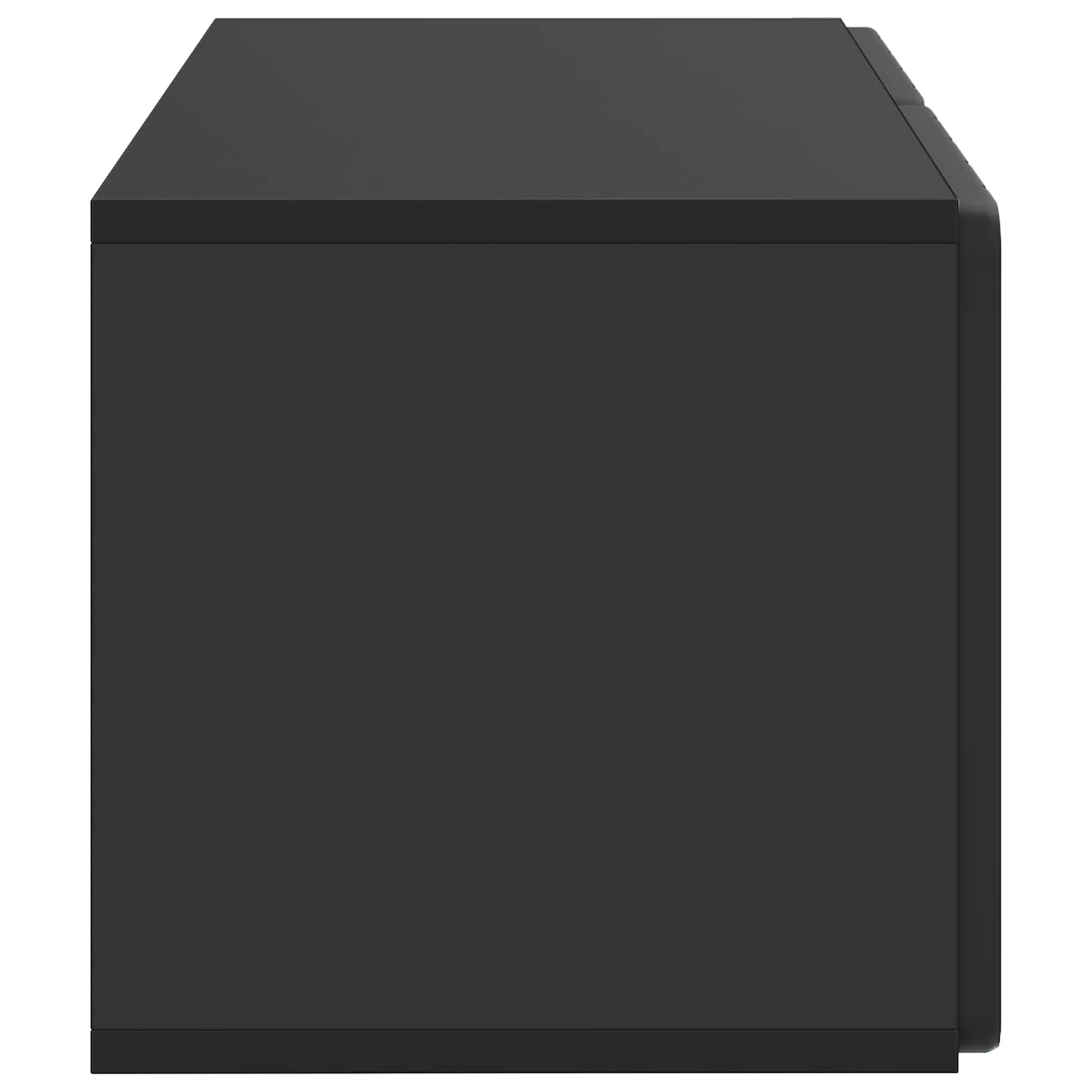 TV ormar za zid Zidne Crna 59,5 x 31 x 30 cm Konstruirano drvo
