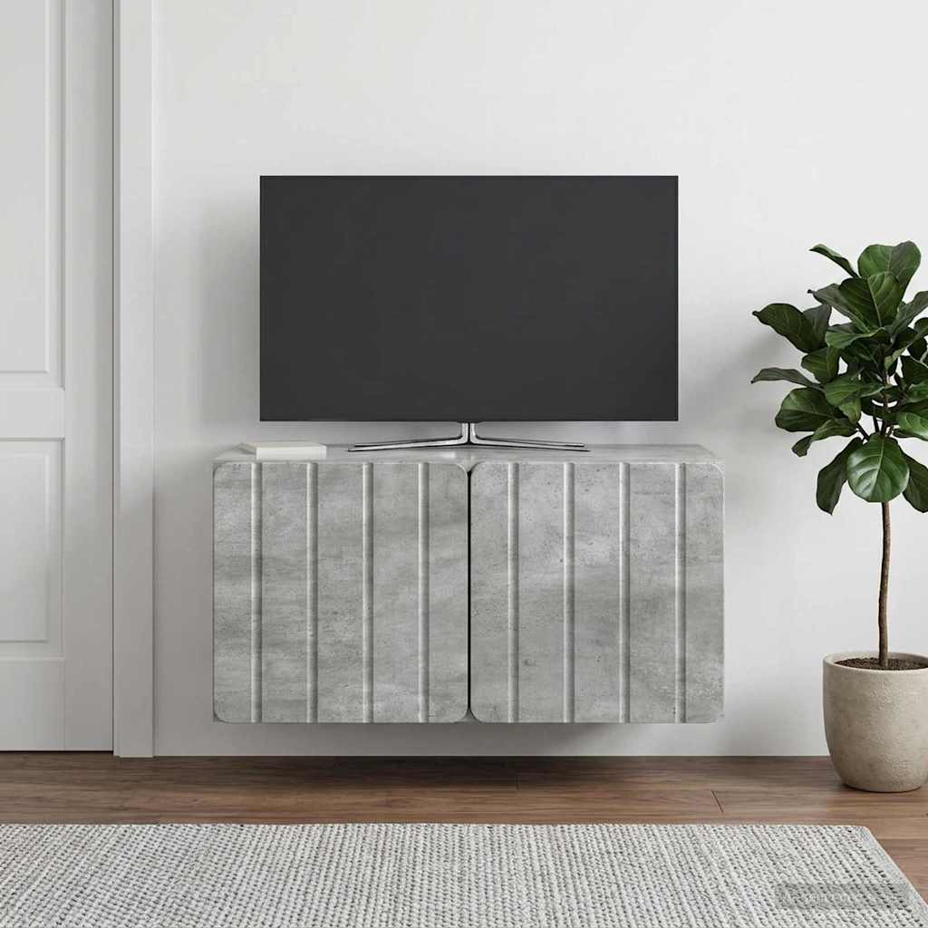 TV ormar za zid 59,5 x 31 x 30 cm Betonska siva