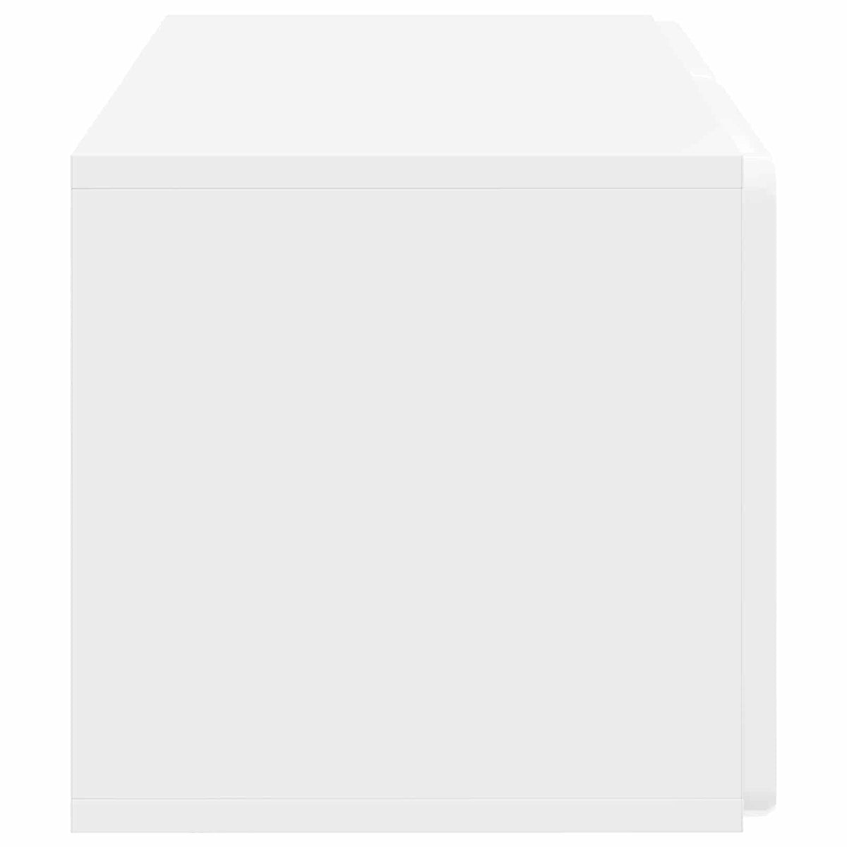 TV ormar za zid Zidne Bijela visokog sjaja 59,5 x 31 x 30 cm