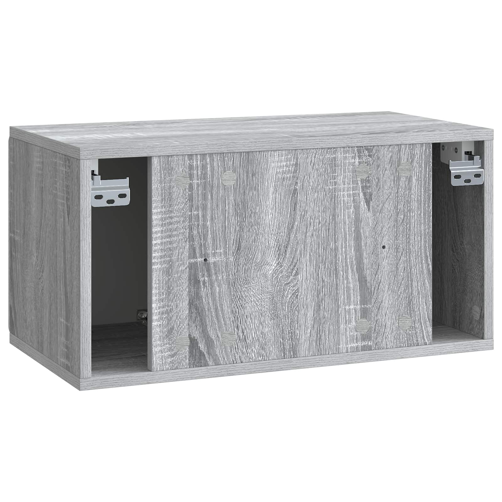 TV ormar za zid Siva sonoma 59,5 x 31 x 30 cm Konstruirano drvo