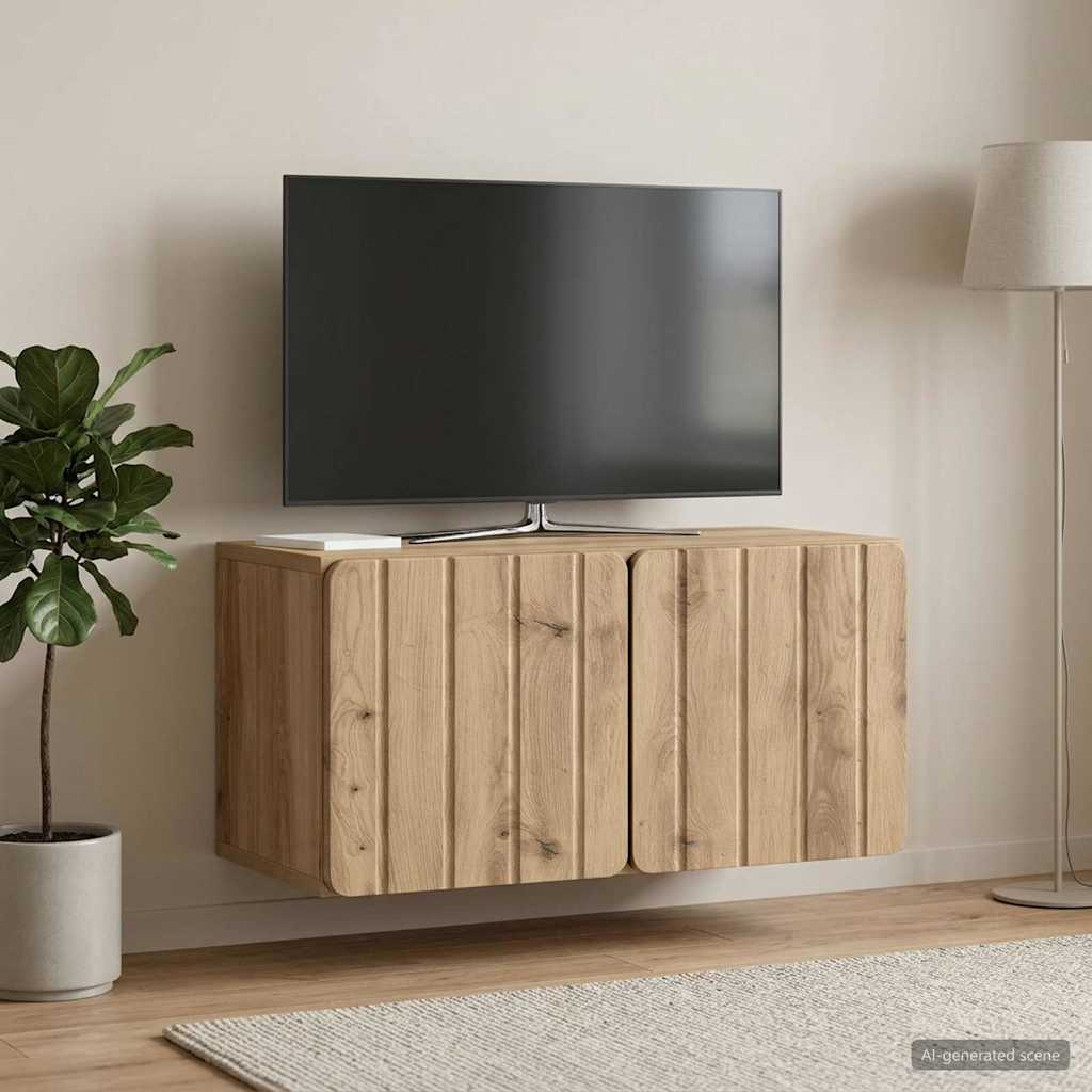 TV ormar za zid 59,5 x 31 x 30 cm Hrast artisan