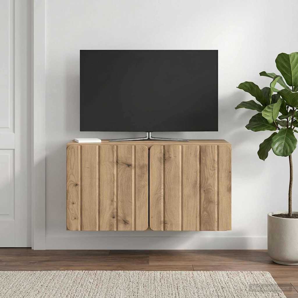 TV ormar za zid 59,5 x 31 x 30 cm Hrast artisan