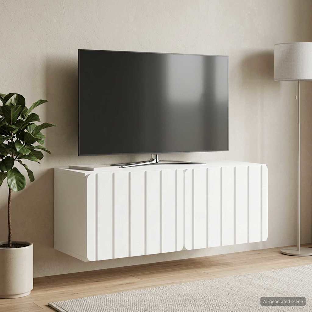 TV ormar za zid 78,5 x 31 x 30 cm Bijela Konstruirano drvo