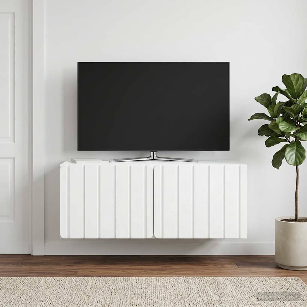 TV ormar za zid 78,5 x 31 x 30 cm Bijela Konstruirano drvo