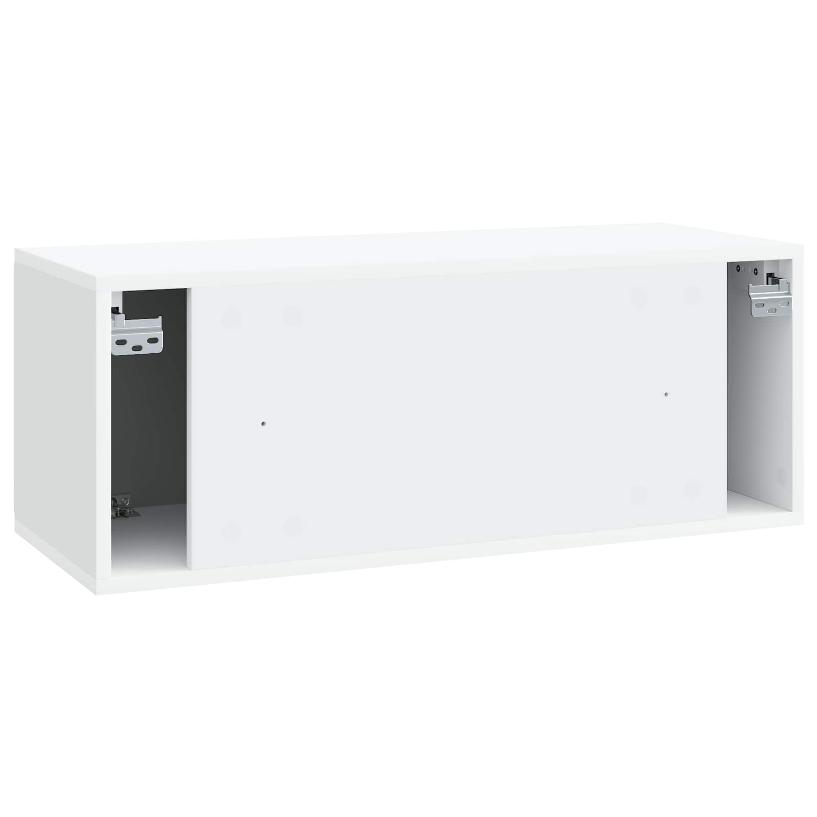 TV ormar za zid Bijela 78,5 x 31 x 30 cm Konstruirano drvo
