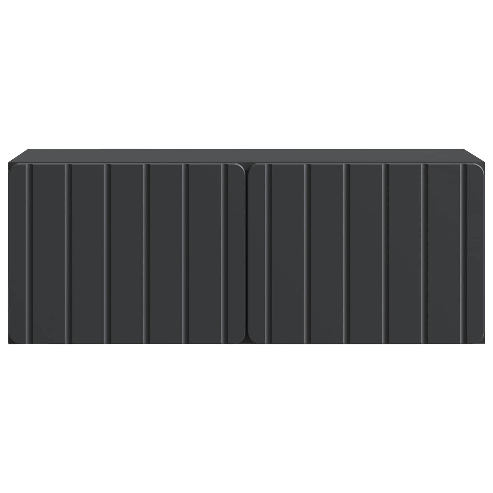 TV ormar za zid Zidne Crna 78,5 x 31 x 30 cm Konstruirano drvo