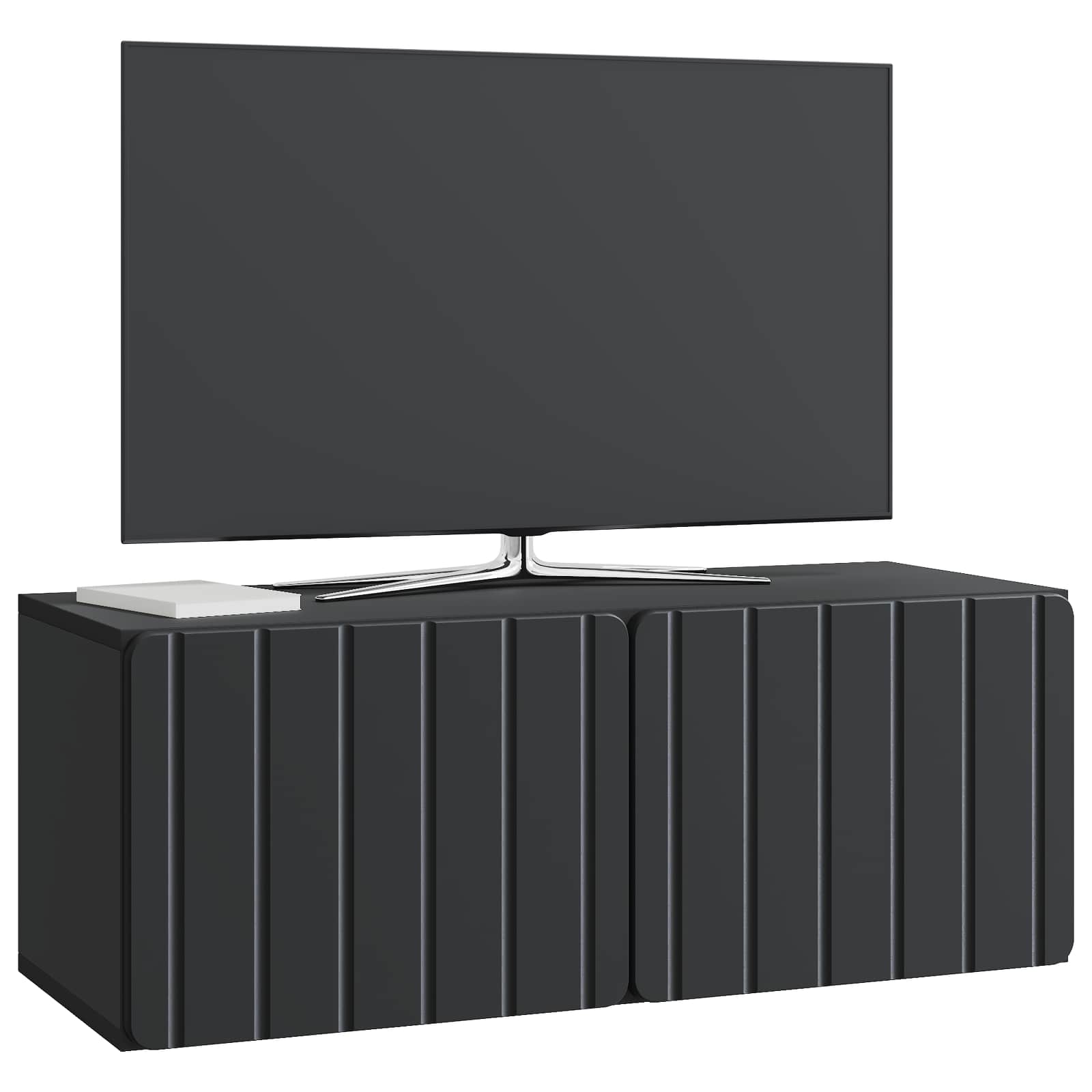 TV ormar za zid Zidne Crna 78,5 x 31 x 30 cm Konstruirano drvo