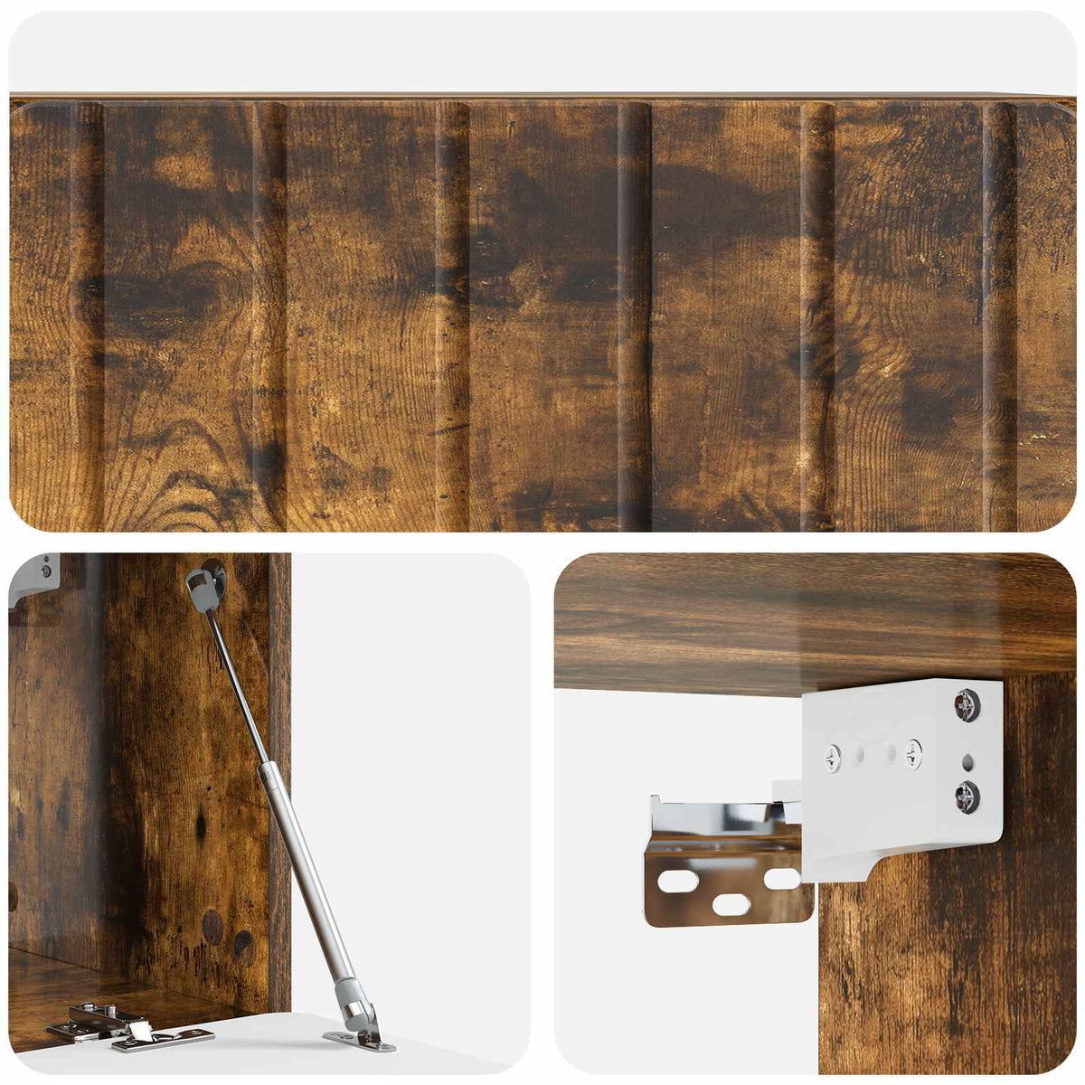 TV ormar za zid 78,5 x 31 x 30 cm Dimljeni hrast