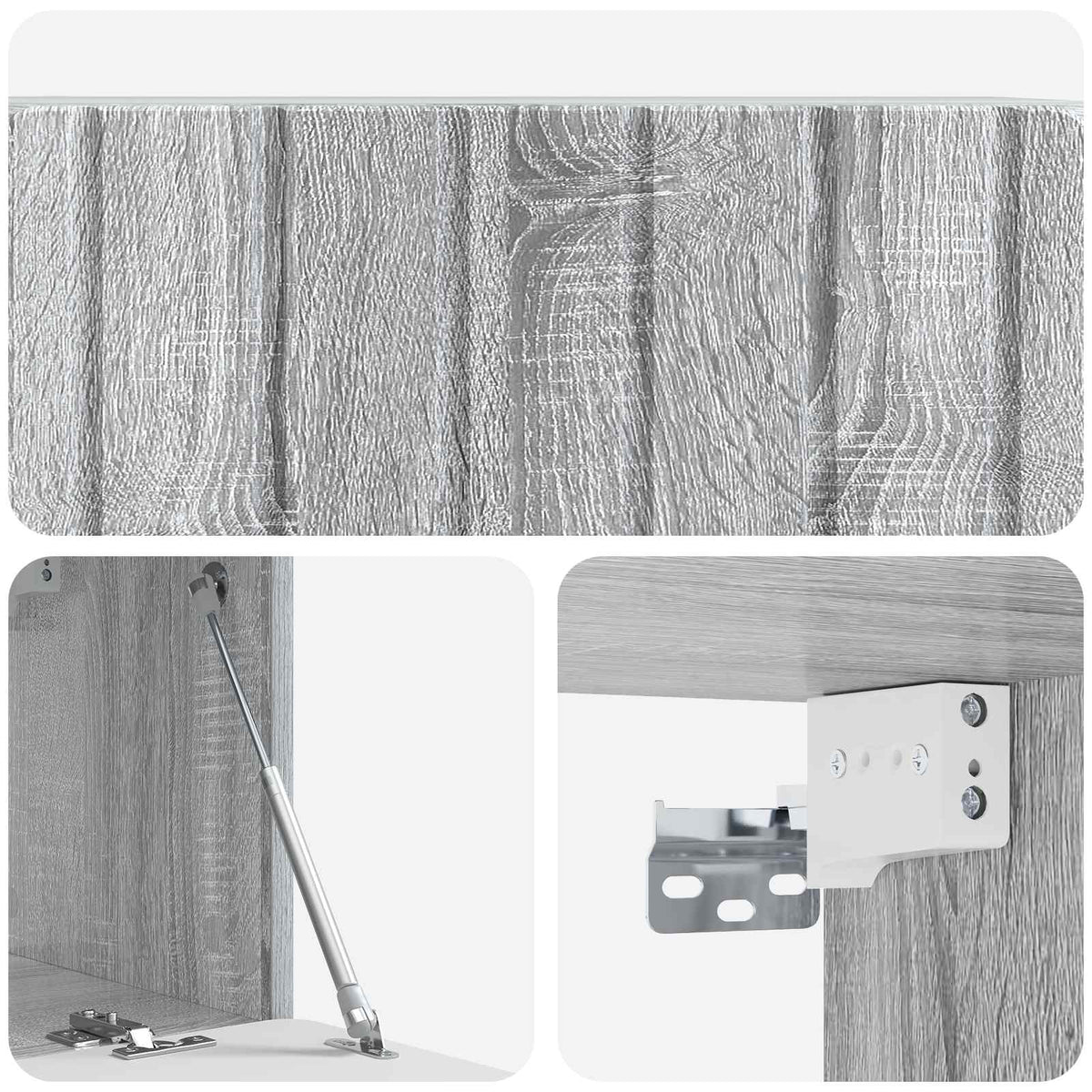 TV ormar za zid Siva sonoma 78,5 x 31 x 30 cm Konstruirano drvo