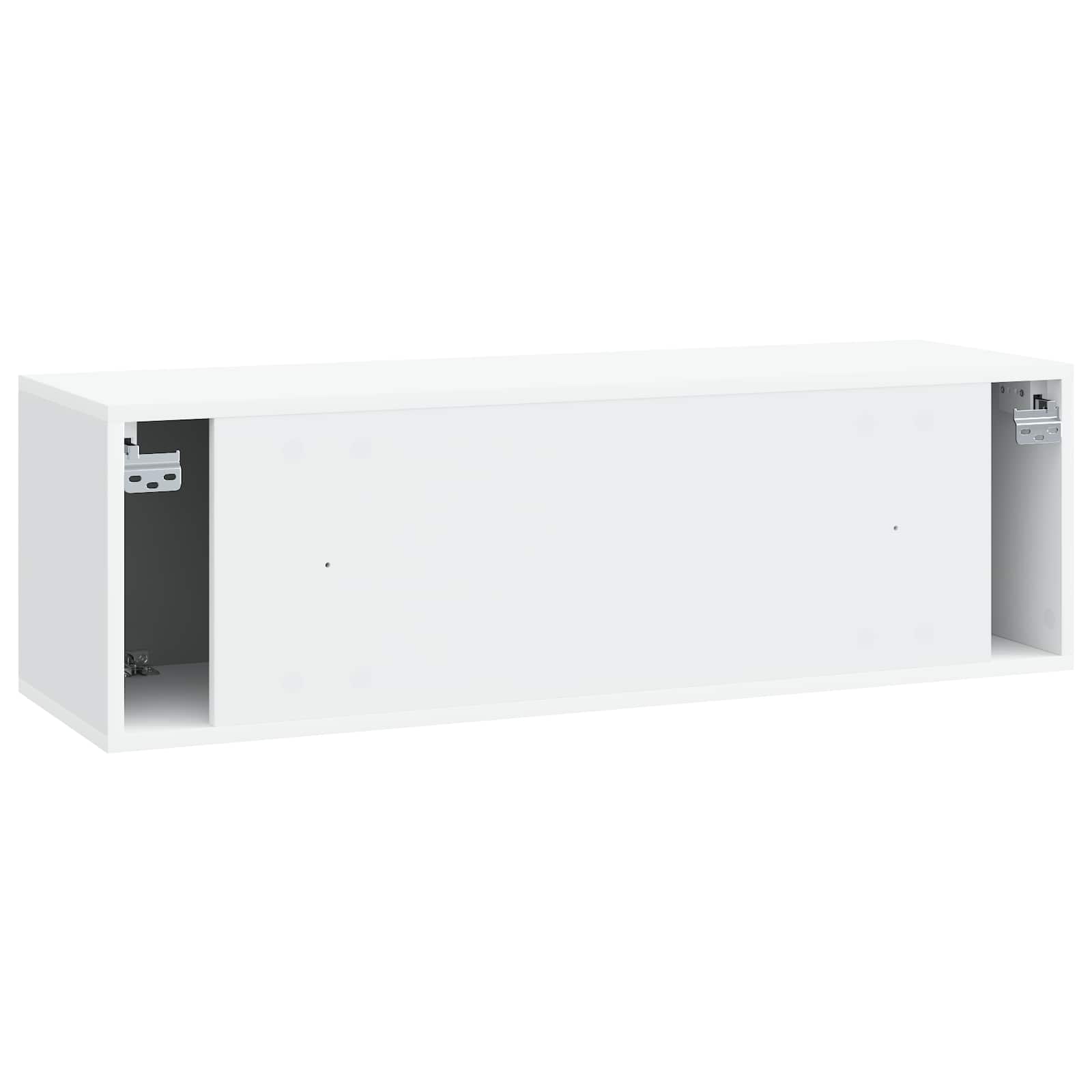TV ormar za zid Zidne Bijela 98 x 31 x 30 cm Konstruirano drvo