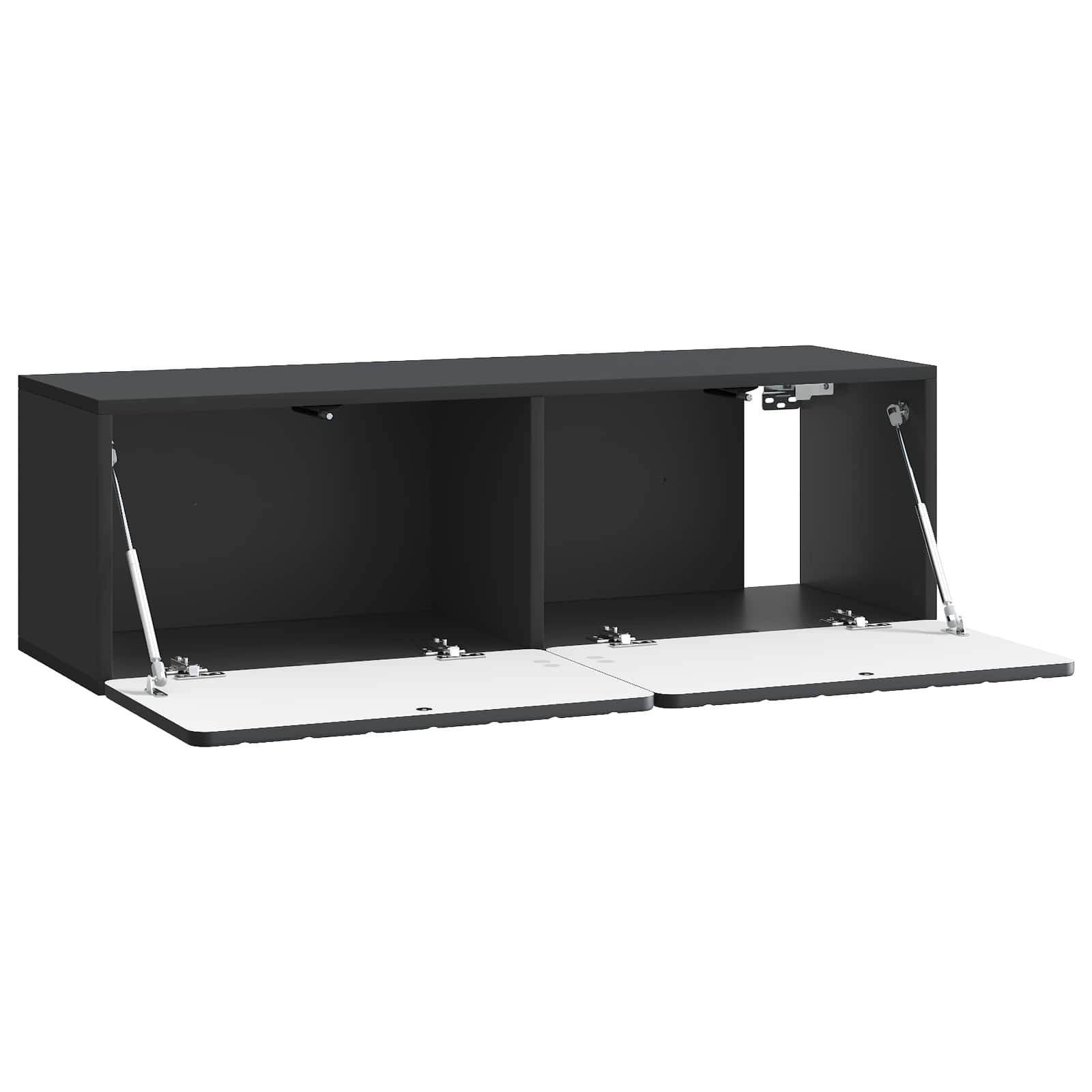 TV ormar za zid Zidne Crna 98 x 31 x 30 cm Konstruirano drvo