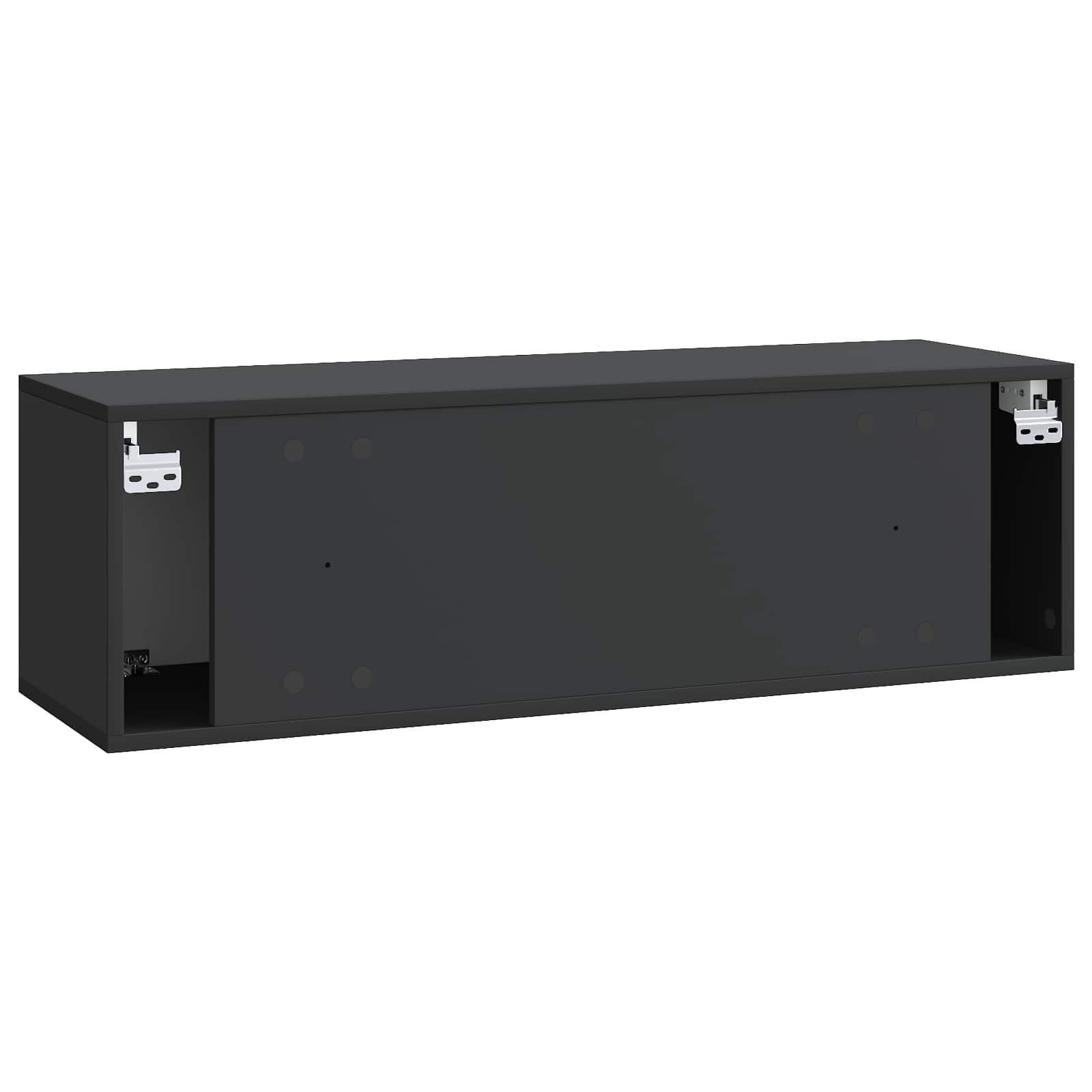 TV ormar za zid Zidne Crna 98 x 31 x 30 cm Konstruirano drvo
