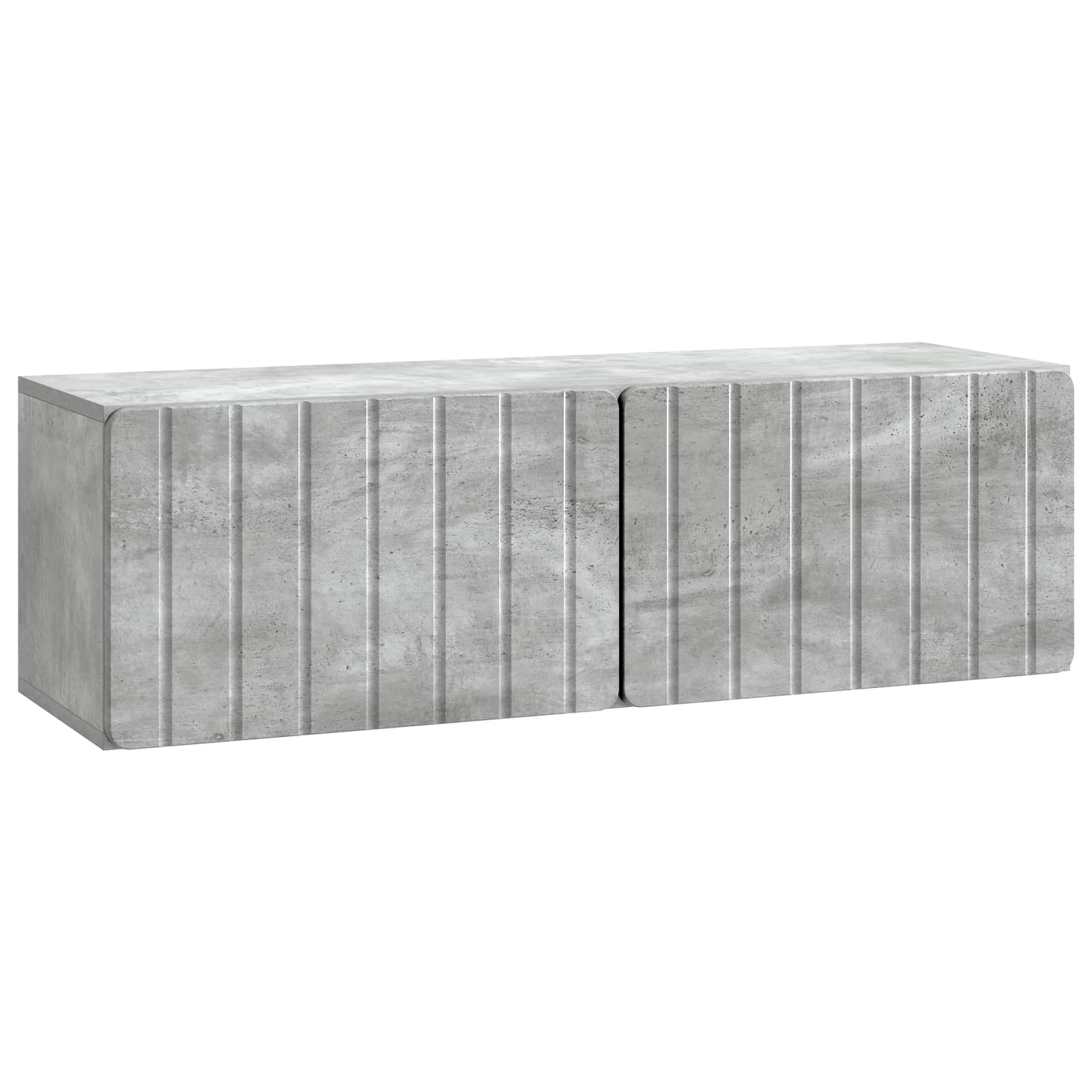 TV ormar za zid Betonska siva 98 x 31 x 30 cm Konstruirano drvo