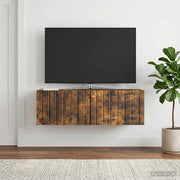 TV ormar za zid 98 x 31 x 30 cm Dimljeni hrast