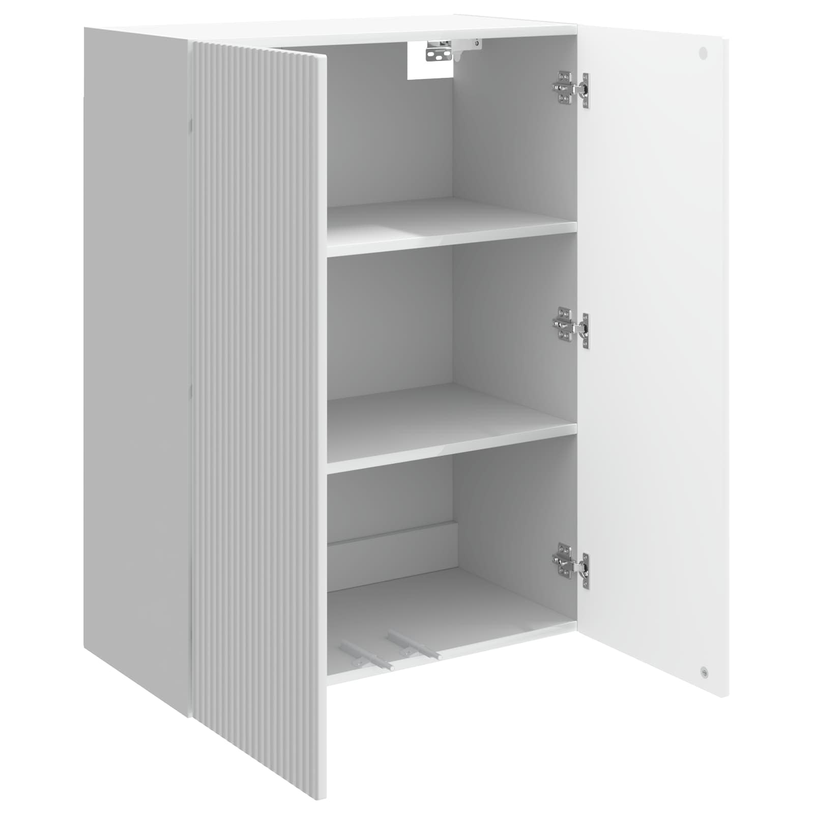 Ormar za montažu na zid Bijela visokog sjaja 66 x 34,5 x 90 cm
