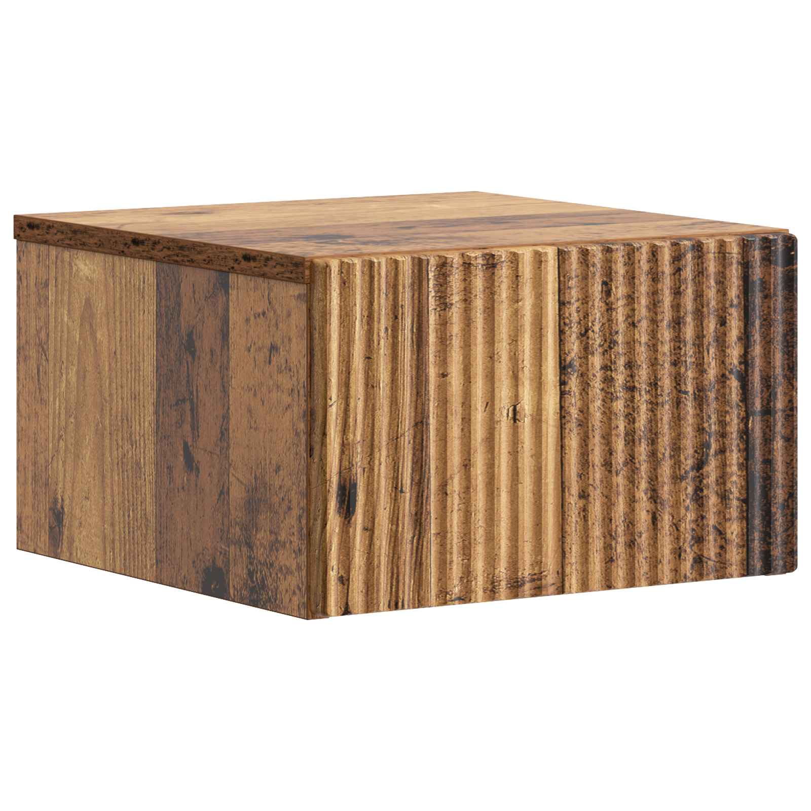 Noćni ormarić za montažu na zid Staro drvo 33 x 34,5 x 20 cm